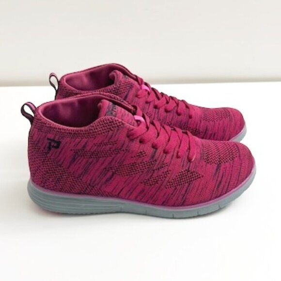 Propet TravelFit Hi Walking Shoes Sneakers in Berry Women's Size 8 D (W) WAT032M - Picture 3 of 6